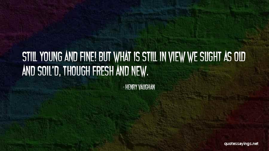 Manejar Lentamente Quotes By Henry Vaughan Manejar Lentamente Quotes By Henry Vaughan