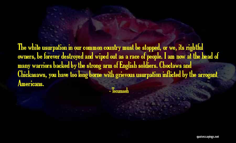 Manelistu Quotes By Tecumseh Manelistu Quotes By Tecumseh