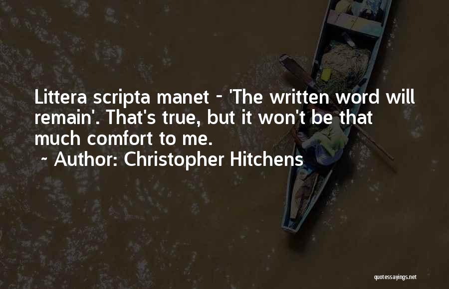 Manet Quotes By Christopher Hitchens