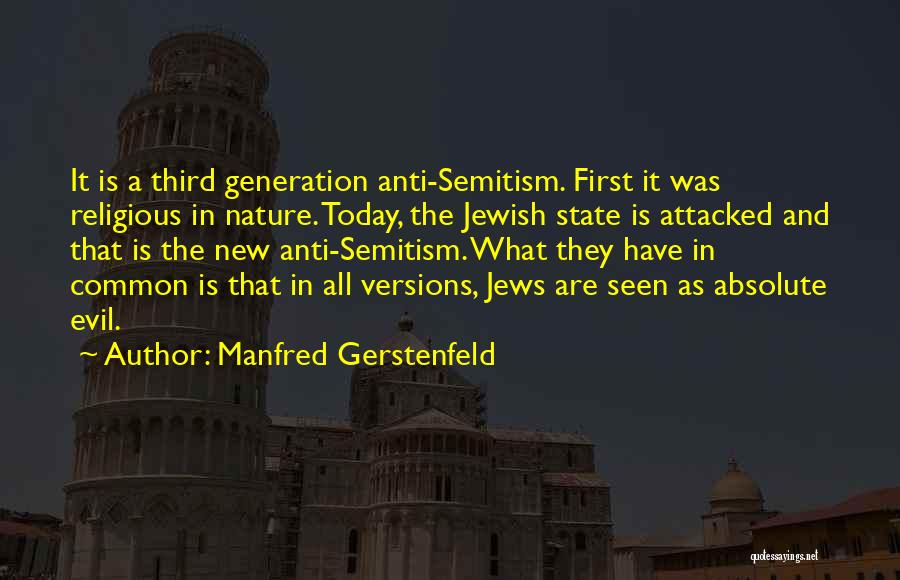 Manfred Gerstenfeld Quotes 2053284