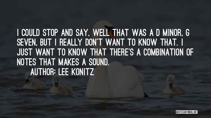 Manfredi Jewelers Quotes By Lee Konitz