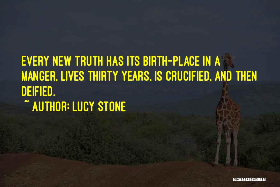 Manger Quotes By Lucy Stone