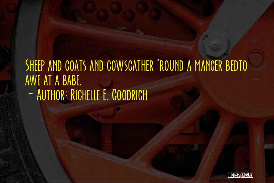 Manger Quotes By Richelle E. Goodrich