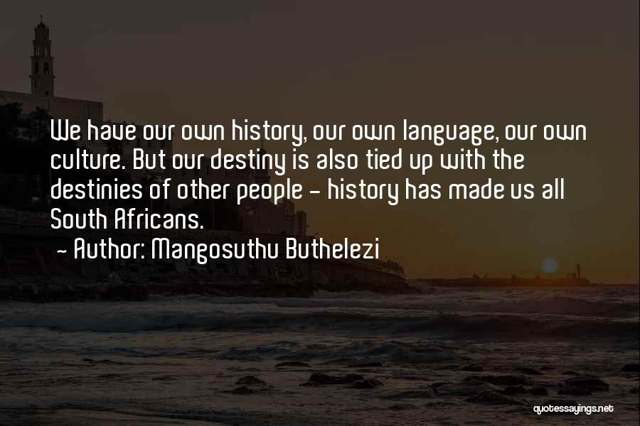 Mangosuthu Buthelezi Quotes 242912