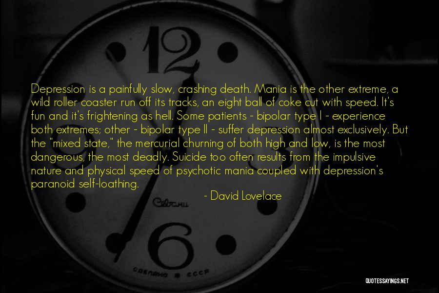 Mania And Depression Quotes By David Lovelace