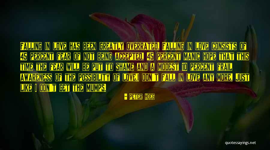 Manic Love Quotes By Peter Hoeg Manic Love Quotes By Peter Hoeg