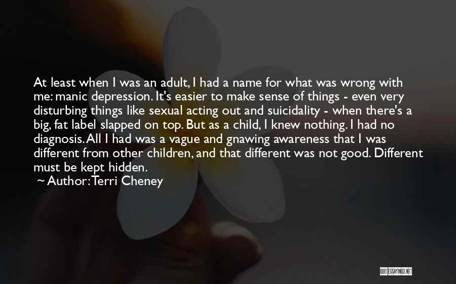 Manic Terri Cheney Quotes By Terri Cheney