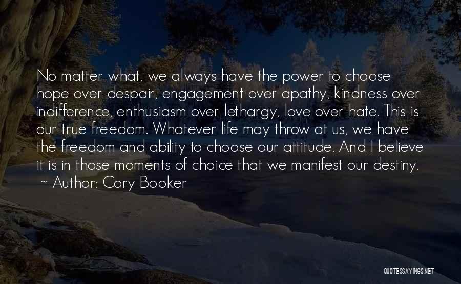 Manifest Destiny Quotes By Cory Booker