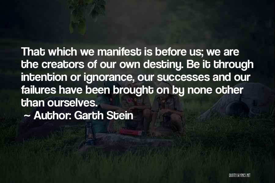 Manifest Destiny Quotes By Garth Stein