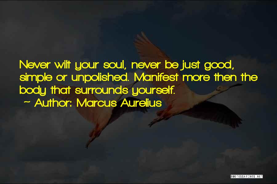 Manifest Quotes By Marcus Aurelius