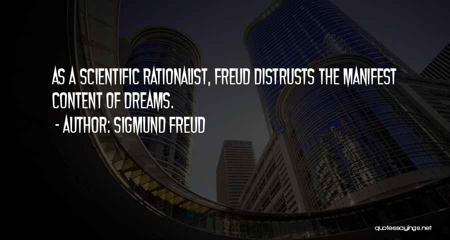 Manifest Your Dreams Quotes By Sigmund Freud