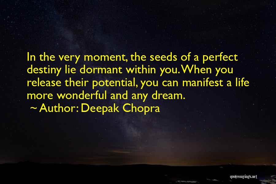 Manifest Your Own Destiny Quotes By Deepak Chopra