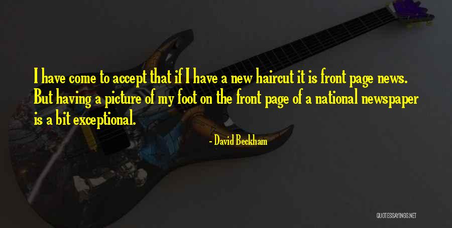 Manifested In A Sentence Quotes By David Beckham