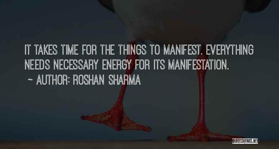 Manifesting Thoughts Quotes By Roshan Sharma