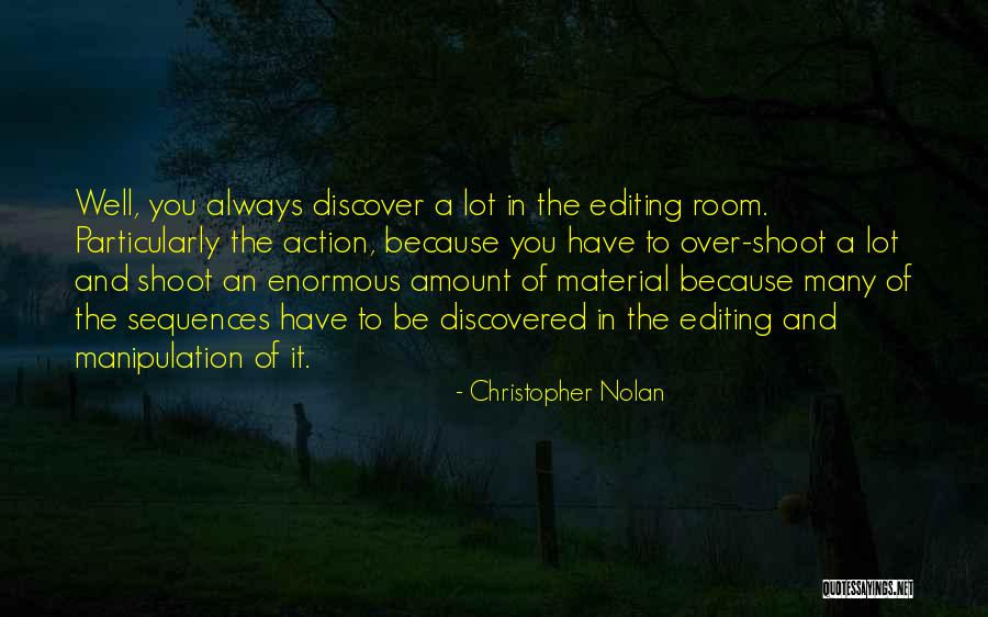 Manipulation Quotes By Christopher Nolan