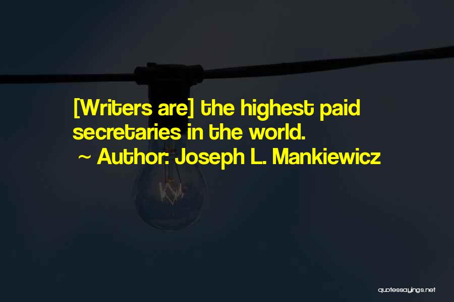 Mankiewicz Quotes By Joseph L. Mankiewicz