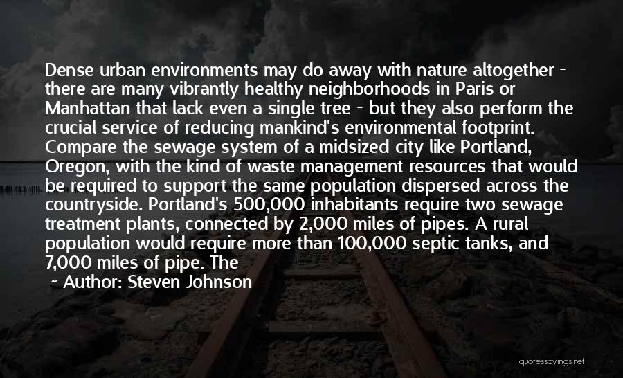 Mankind And Nature Quotes By Steven Johnson