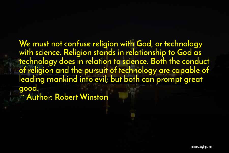 Mankind And Technology Quotes By Robert Winston