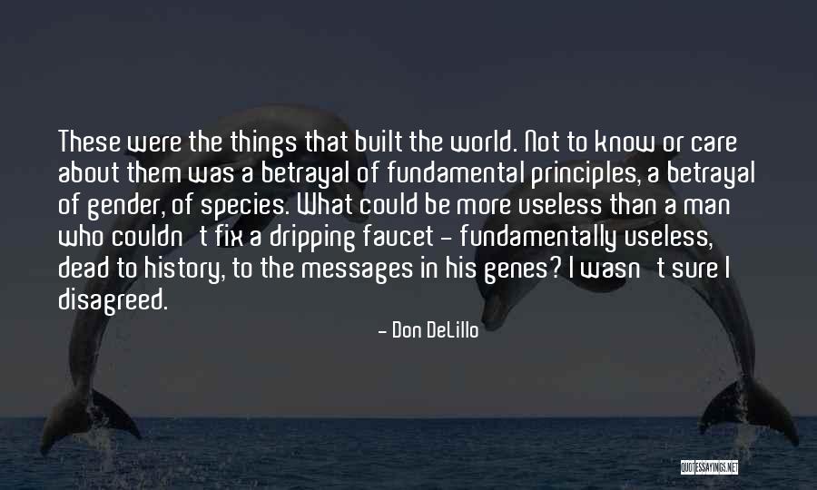 Manliness Quotes By Don DeLillo