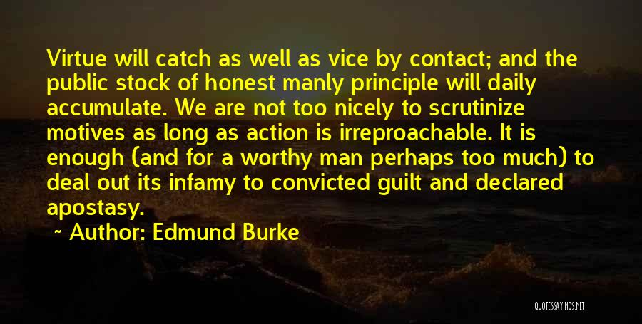 Manly Quotes By Edmund Burke