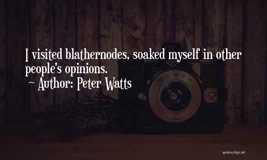 Mannerisms Def Quotes By Peter Watts