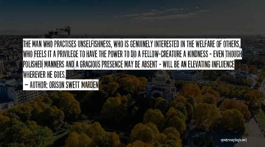 Manners And Kindness Quotes By Orison Swett Marden