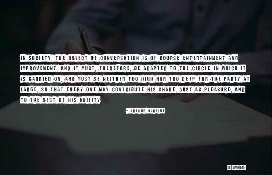 Manners And Politeness Quotes By Arthur Martine Manners And Politeness Quotes By Arthur Martine
