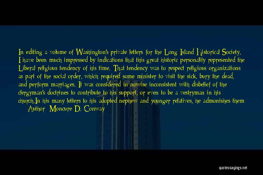 Manners And Respect Quotes By Moncure D. Conway