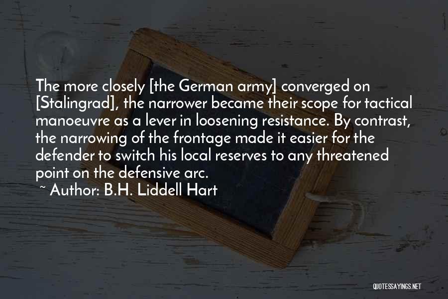 Manoeuvre Quotes By B.H. Liddell Hart