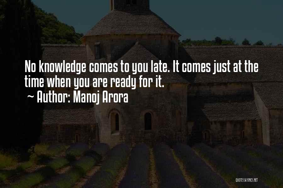 Manoj Arora Quotes 506978