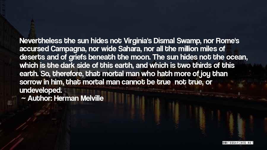 Man's Dark Side Quotes By Herman Melville