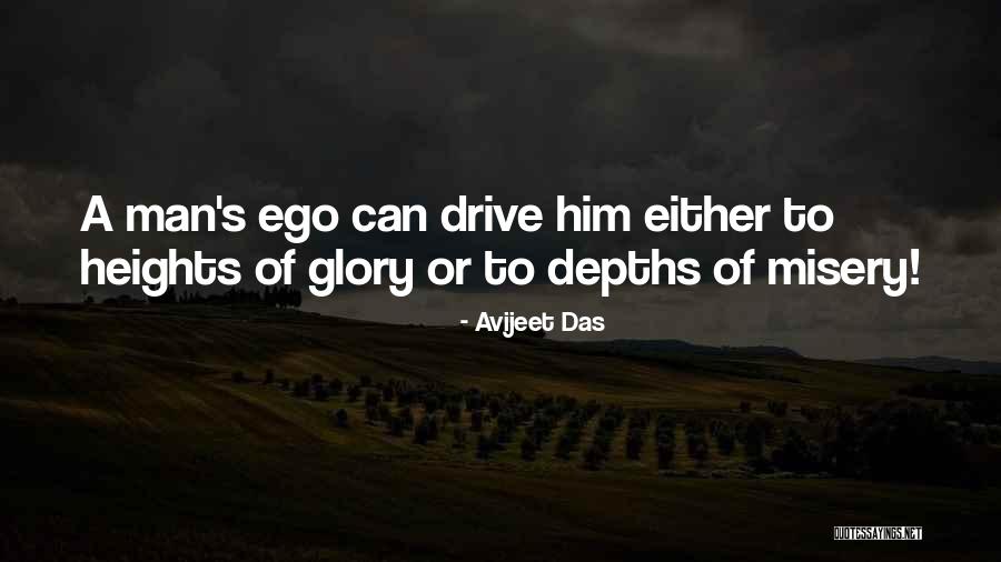 Man's Ego Quotes By Avijeet Das