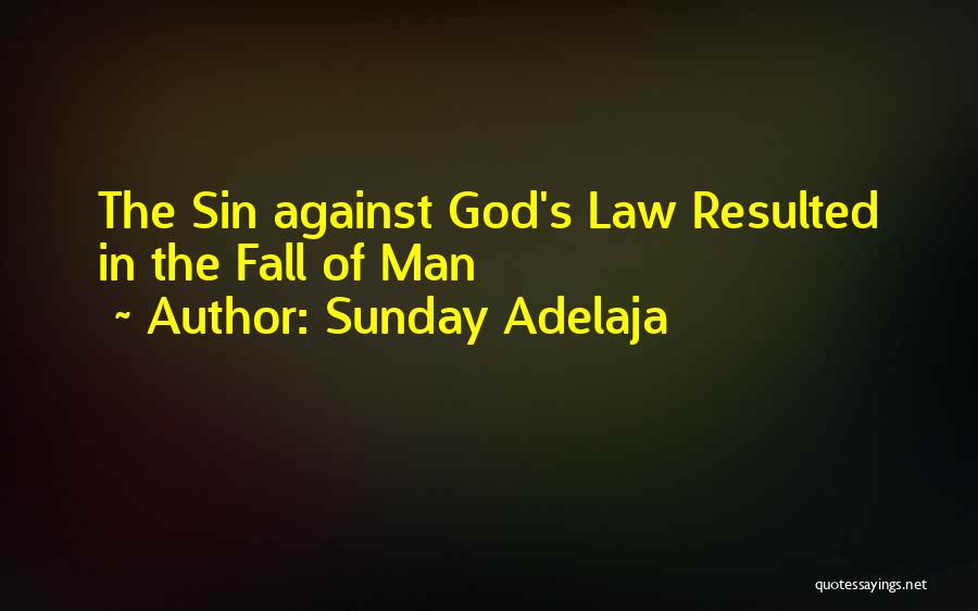 Man's Sin Quotes By Sunday Adelaja
