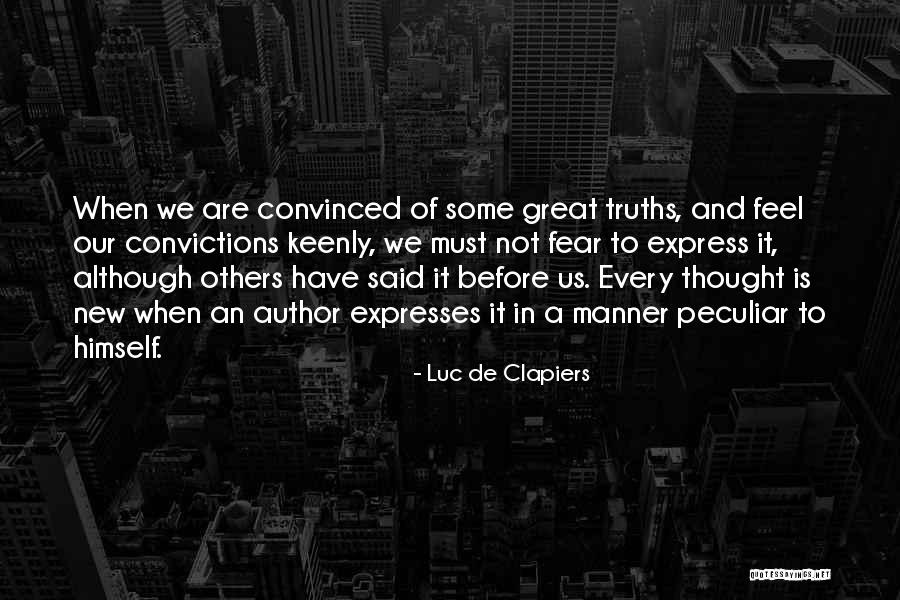Mansera Quotes By Luc De Clapiers Mansera Quotes By Luc De Clapiers