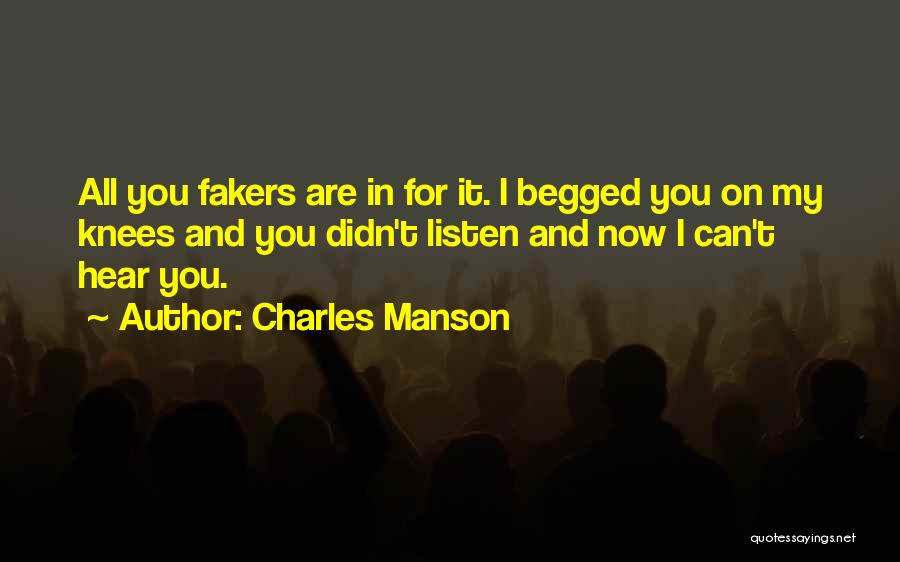 Manson Quotes By Charles Manson