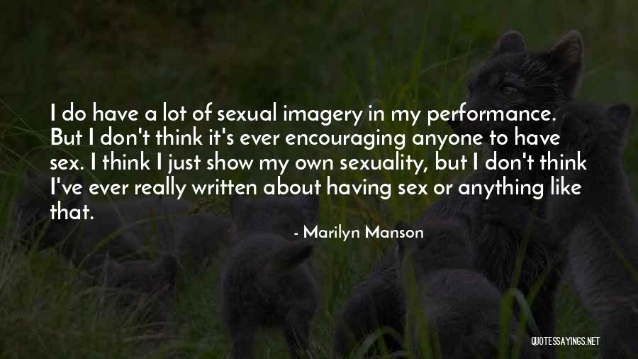 Manson Quotes By Marilyn Manson