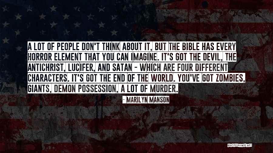 Manson Quotes By Marilyn Manson