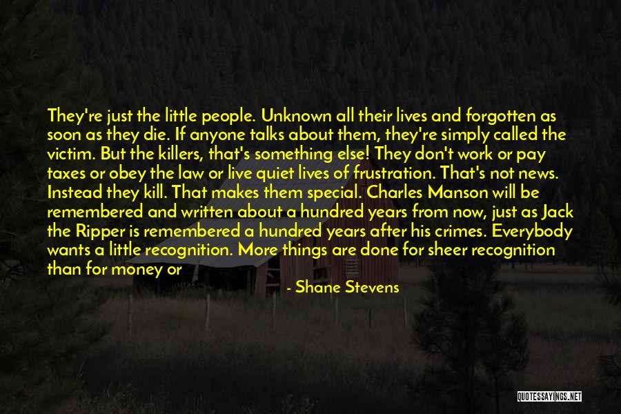 Manson Quotes By Shane Stevens