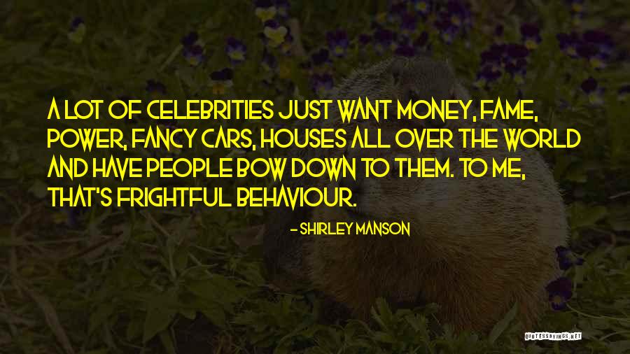 Manson Quotes By Shirley Manson