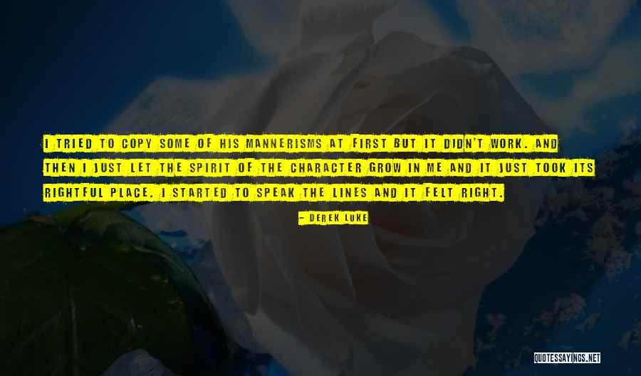 Mansouria Ghezlaoui Quotes By Derek Luke Mansouria Ghezlaoui Quotes By Derek Luke