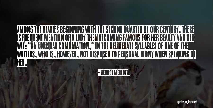 Mantenerse Dormirse Nosotros Quotes By George Meredith Mantenerse Dormirse Nosotros Quotes By George Meredith