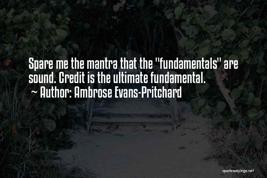 Mantra Quotes By Ambrose Evans-Pritchard