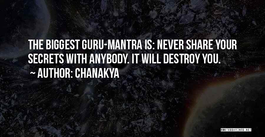 Mantra Quotes By Chanakya