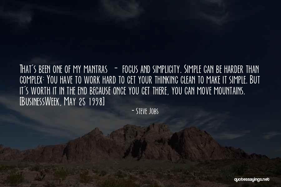 Mantras Quotes By Steve Jobs