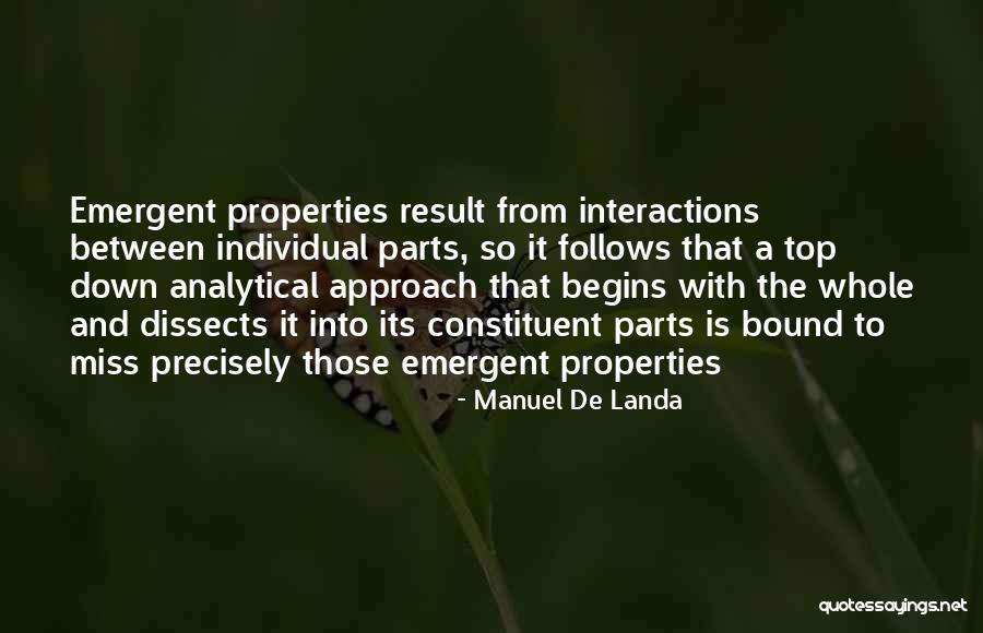 Manuel De Landa Quotes 1729672 Manuel De Landa Quotes 1729672