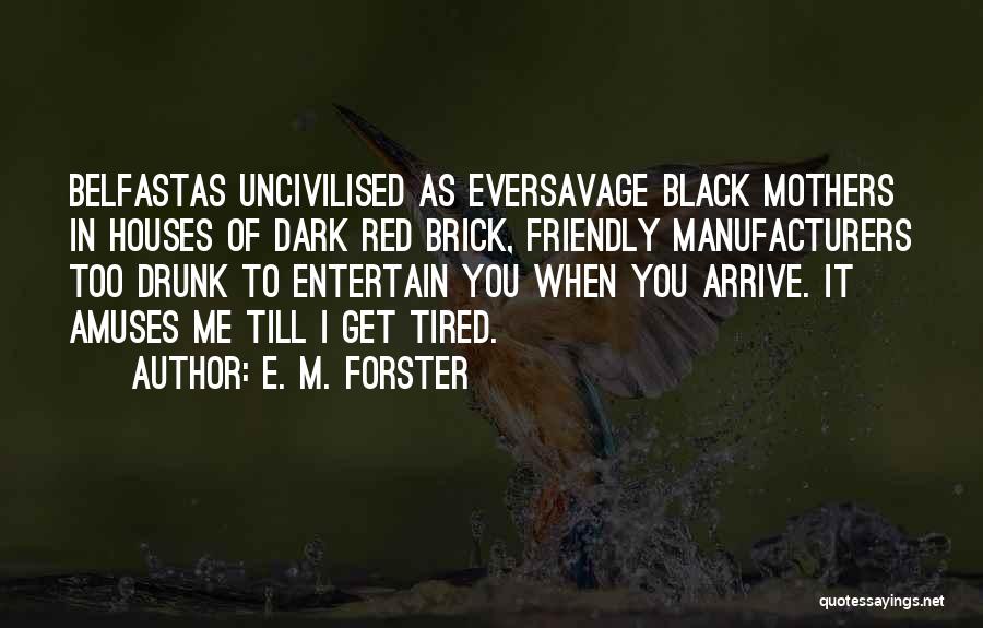 Manufacturers Quotes By E. M. Forster