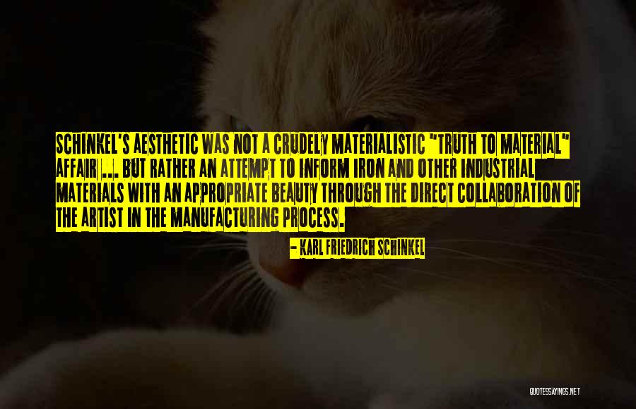 Manufacturing Quotes By Karl Friedrich Schinkel Manufacturing Quotes By Karl Friedrich Schinkel