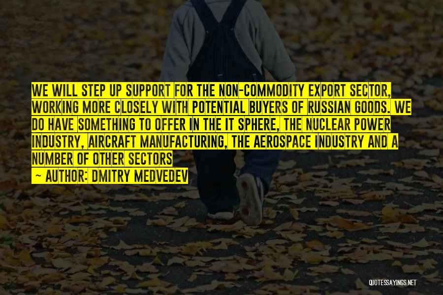 Manufacturing Sector Quotes By Dmitry Medvedev