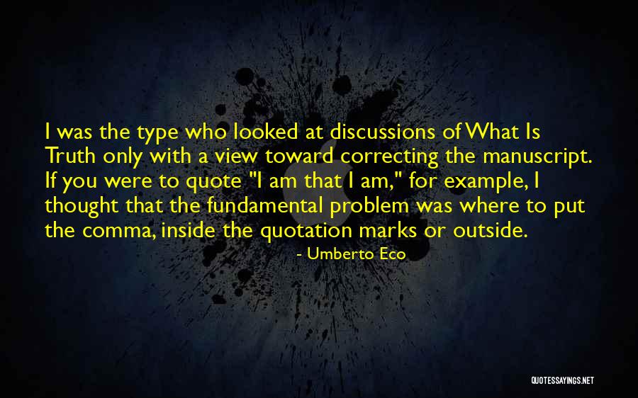 Manuscript Of Quotes By Umberto Eco Manuscript Of Quotes By Umberto Eco