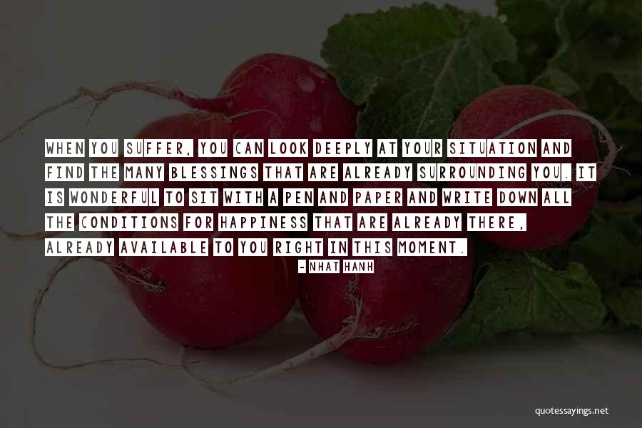 Many Blessings To You Quotes By Nhat Hanh Many Blessings To You Quotes By Nhat Hanh